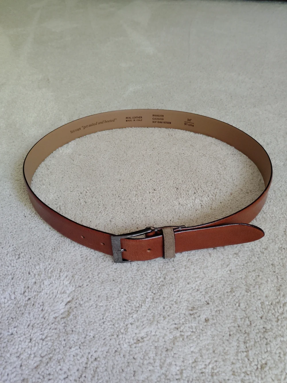 NEW Ted Baker Men's Leather Belt